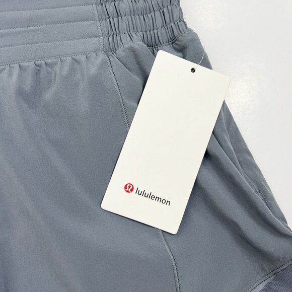 Lululemon NWT Hotty Hot High-Rise Lined Short 4" Solar Grey - Picture 4 of 8